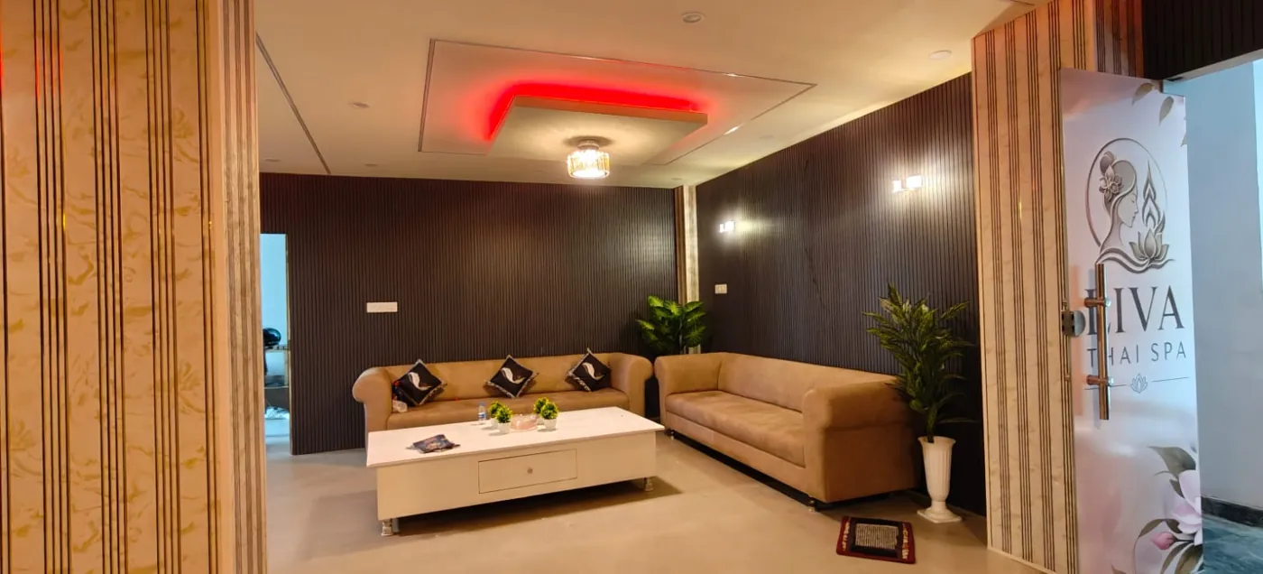 Reception and lounge at Liva Thai Spa
