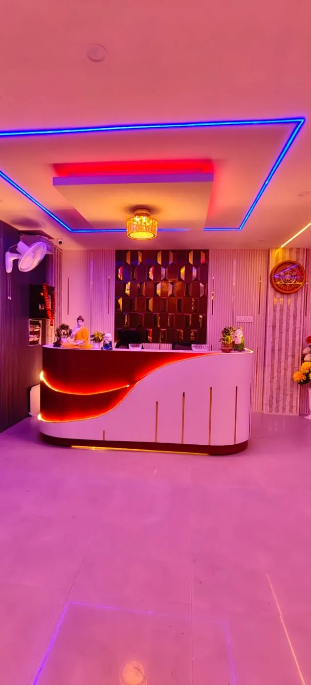 Reception counter at Liva Thai Spa